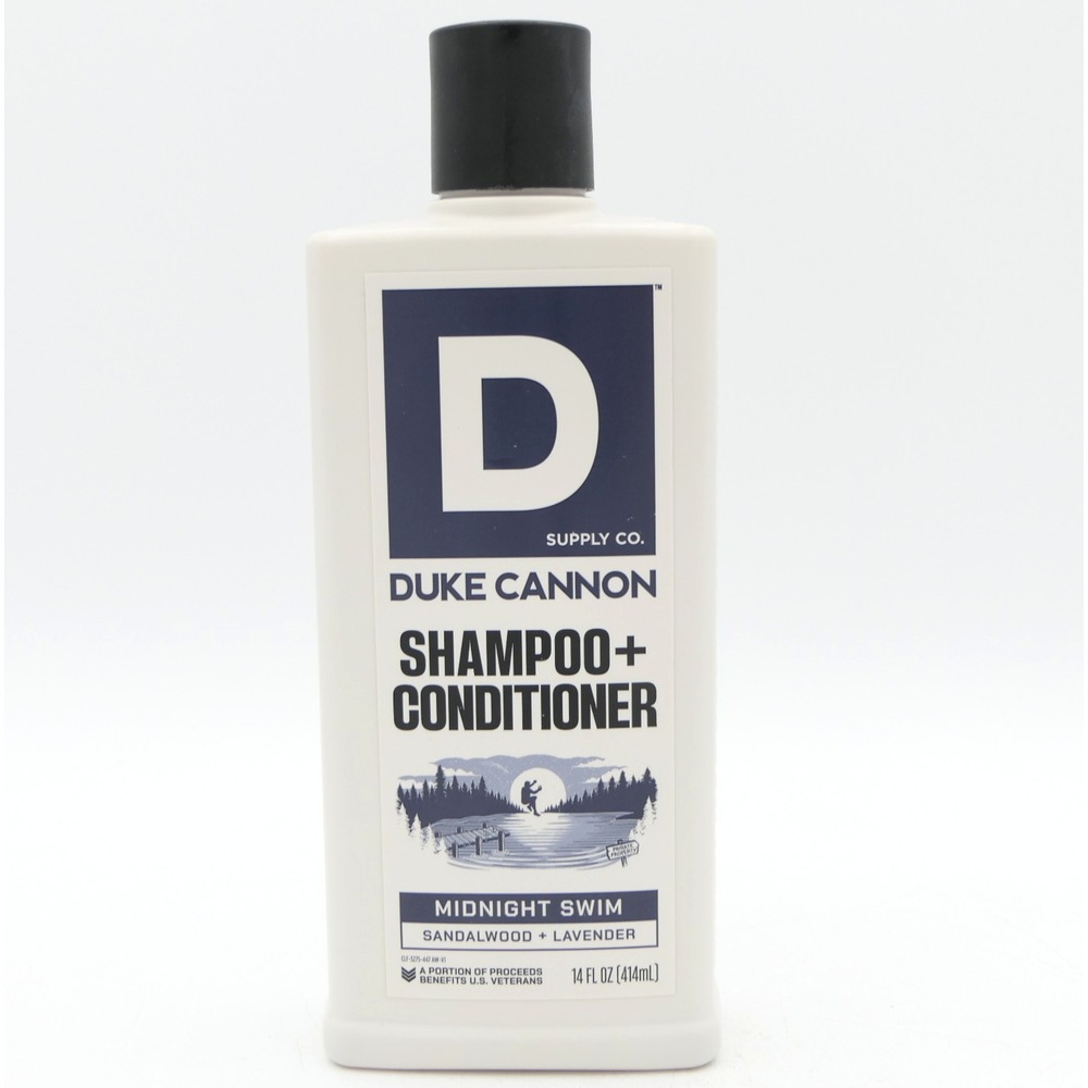 Duke Cannon Supply 2-in-1 Shampoo & Conditioner For Men Midnight Swim 14 fl oz